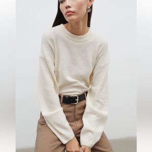 H&M Cream Knit Sweater
